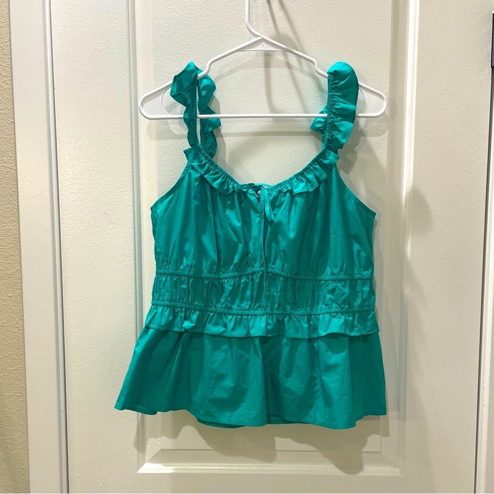 NEW…SKIES ARE BLUE from StitchFix Ruffled Smock Top - Picture 5 of 5